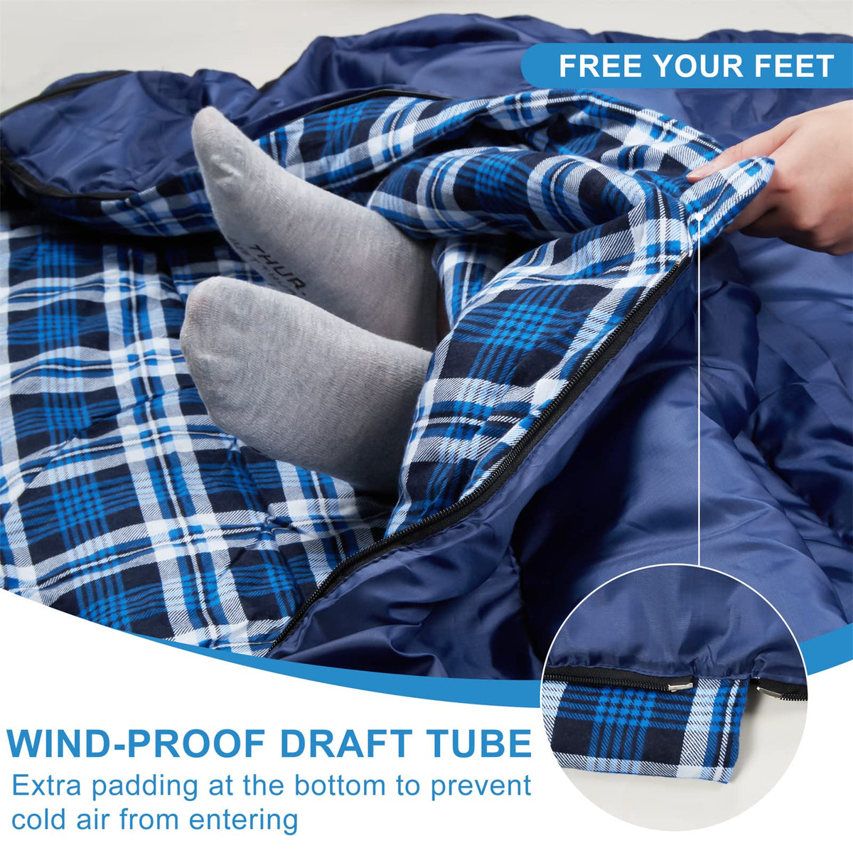 AGEMORE Sleeping Bag - Double, Waterproof - product view 6