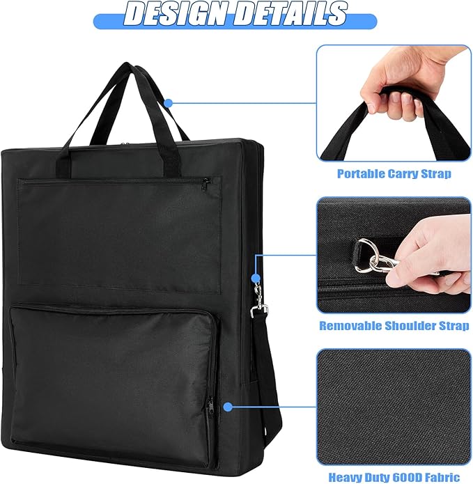 Solar Panel Storage Bag Compatible with Jackery Solar Panel 100 Watt,Padded Solar Panels Bag,Solar
