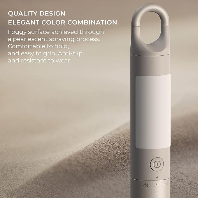 HOTO Flashlight Duo, USB-C Rechargeable, Dual Light Source, Colorful Ambient Light, SOS & Strobe