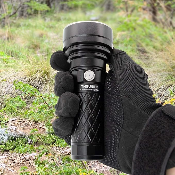 ThruNite Catapult V6 SST70 USB-C Rechargeable Flashlight, 2836 Lumens, 692m Long Beam Distance