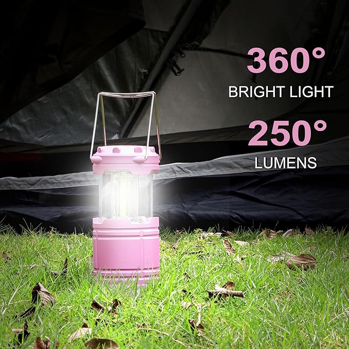 6-Pack Mini LED Camping Lanterns, Portable Camping Lights, Outdoor Tent Lights, Essential Emergency