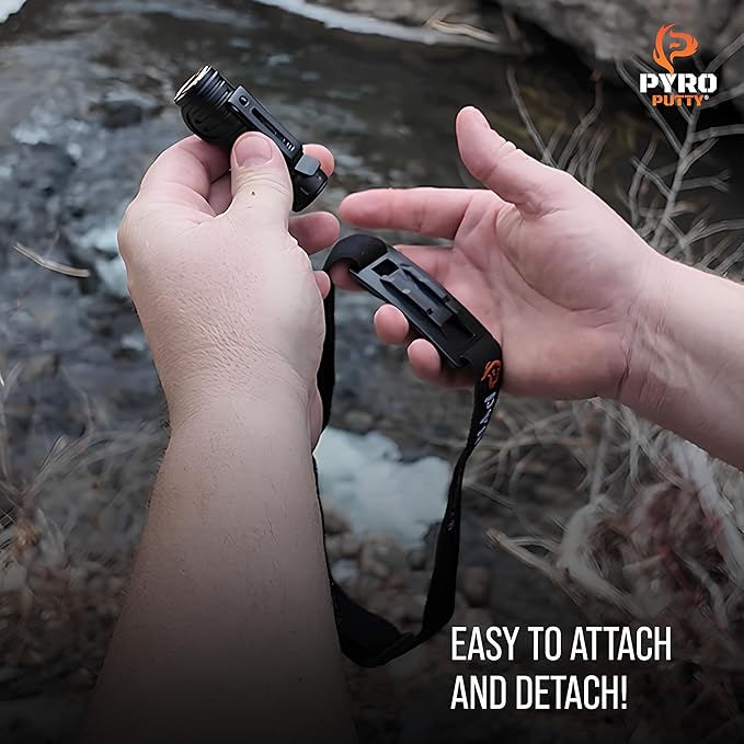 Phone Skope 3oz. Waterproof LED Headlamp with Red Light, Hands Free Torch for Hunting, Camping, or