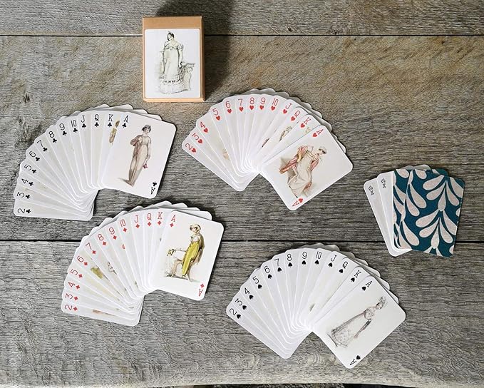 Victorian Fashion Playing Cards (Poker Deck 54 Cards All Different) Vintage Fashion Lady XIX