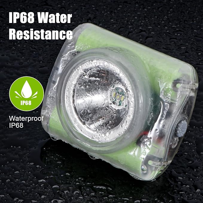 Mode: Lamp-40A Rechargeable Hard Hat Miner Light Multipurpose Headlight IP68 Waterproof Mining