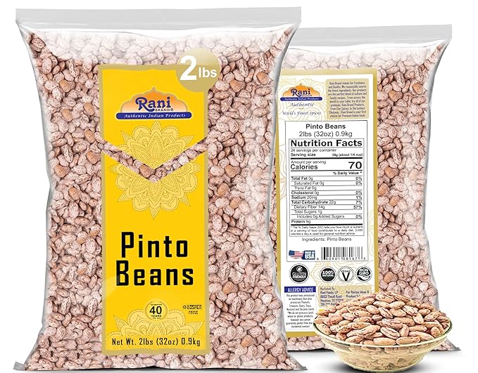Rani Pinto Beans 32oz (2lbs) 908g ~ All Natural | Vegan | Gluten Friendly | NON-GMO | Kosher |