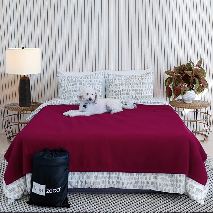 Waterproof Blanket | Machine Washable Dog Bed Cover | Water Proof Blanket to Protect Your Bed Couch