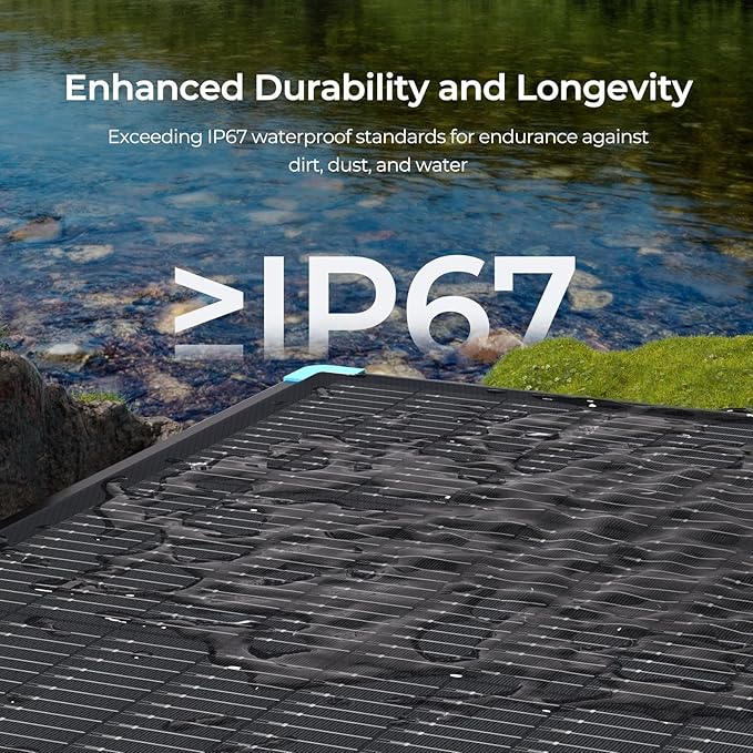Renogy 100W Portable Solar Panel Suitcase, 25% High Efficiency N-Type Foldable Solar Charger for
