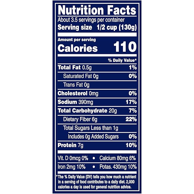 BUSH'S BEST 15.5 oz Canned White Chili Bean Mild, Source of Plant Based Protein and Fiber, Low Fat