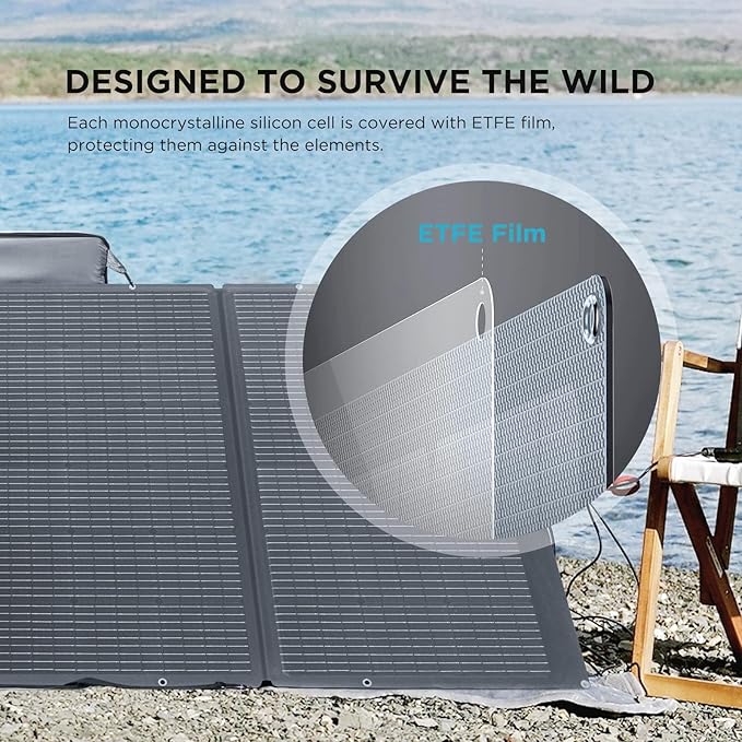 EF ECOFLOW Solar Generator 120V/3.6KWh DELTA Pro with 400W Portable Solar Panel, 23% High