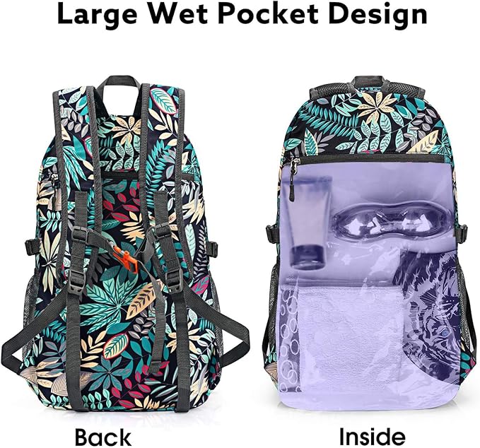 G4Free 40L Lightweight Packable Hiking Backpack, Waterproof Travel Daypack