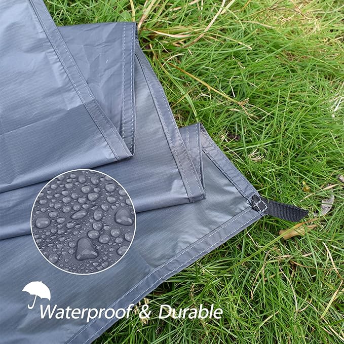 GEERTOP Portable Waterproof Tent Footprints Lightweight Camping Tent Ground Sheet Mat Sunshade