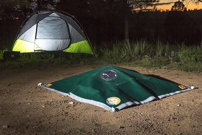 Campfire Defender Outdoor Fire Pit Cover, 68" x 60" - Camping Firepit Cover Square with Adjustable