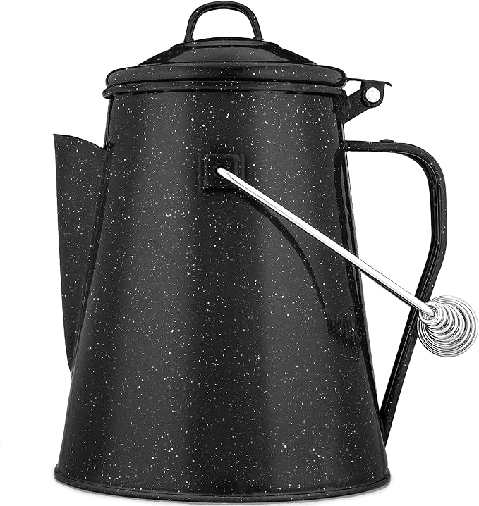 COLETTI Classic Camping Kettle - Tea and Camp Kettle, NO Aluminum or Plastic, Ideal for Boiling