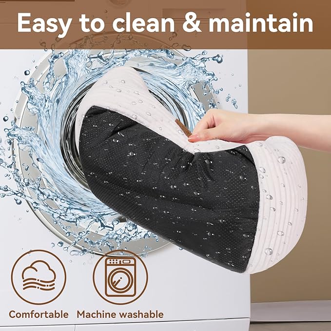 Cat Dog Bed for Pets, Rectangle Pet Bed Gift for Puppy and Kitten, Machine Washable Calming Fluffy