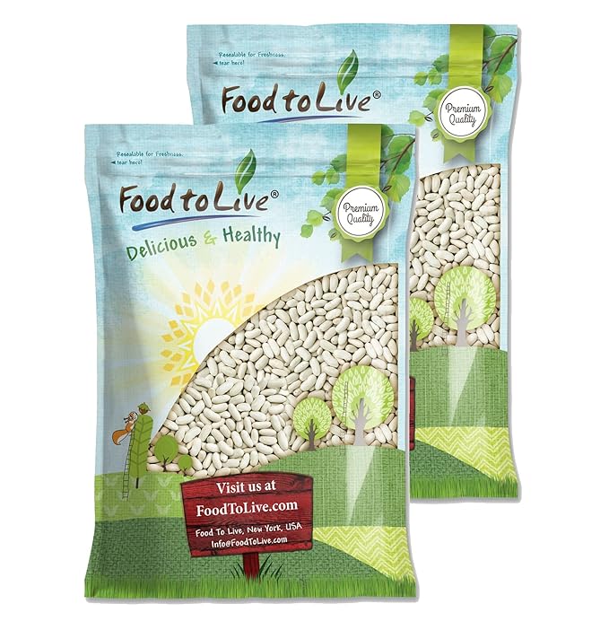 Food to Live - Cannellini Beans, 25 Pounds Dried White Kidney Beans, Sproutable, Vegan, Kosher