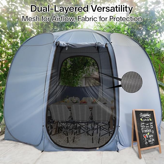 Alvantor Pop Up Screen Tent House Room Instant Outdoor Camping Canopy Sun Shelter Gazebo for Patio