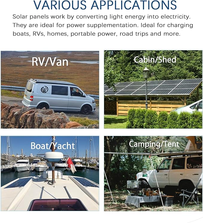 Flexible Solar Panel 100W 105W 12V Monocrystalline 250° Curvature Fiberglass High Efficiency