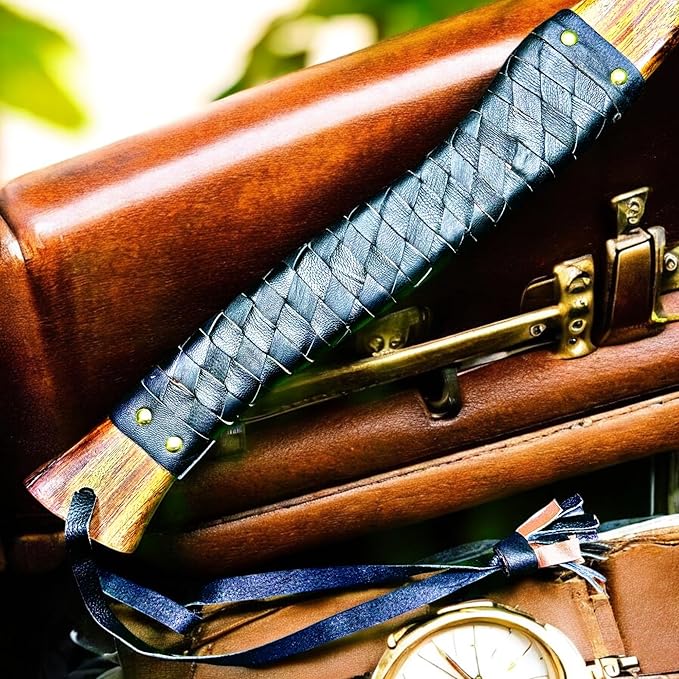 AX-7000 Custom Gift Forged Carbon Steel Viking Axe with Rose Wood Shaft, Viking Bearded Camping Axe