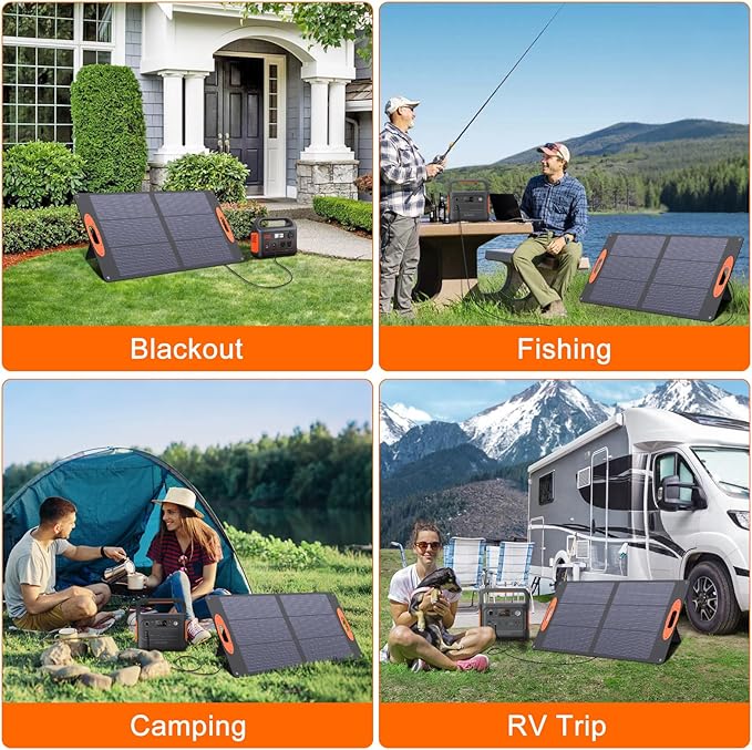 N-Type 16BB 100W Portable Solar Panel 18V Mono ETFE Foldable Solar Panel,25% High Efficiency IP68