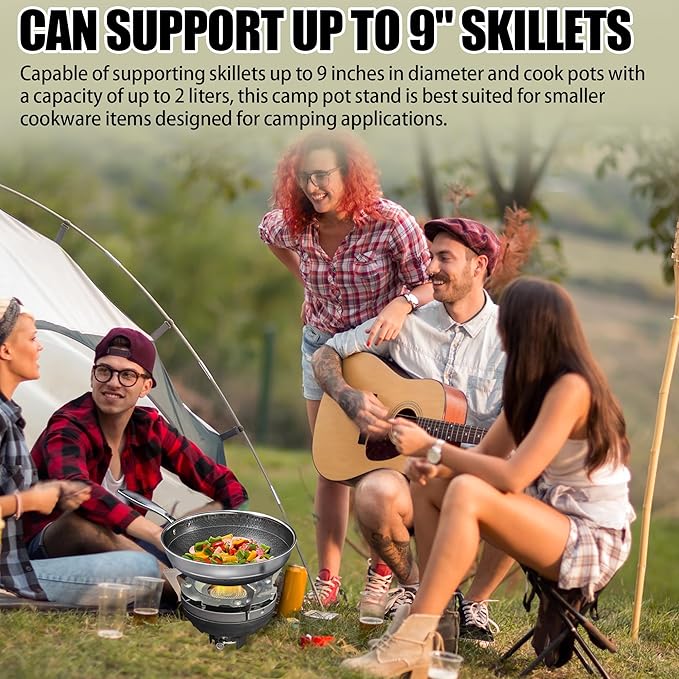 TonGass Camping Stoves Pot Support Compatible with Jetboil Stove Pots Support Stainless Steel