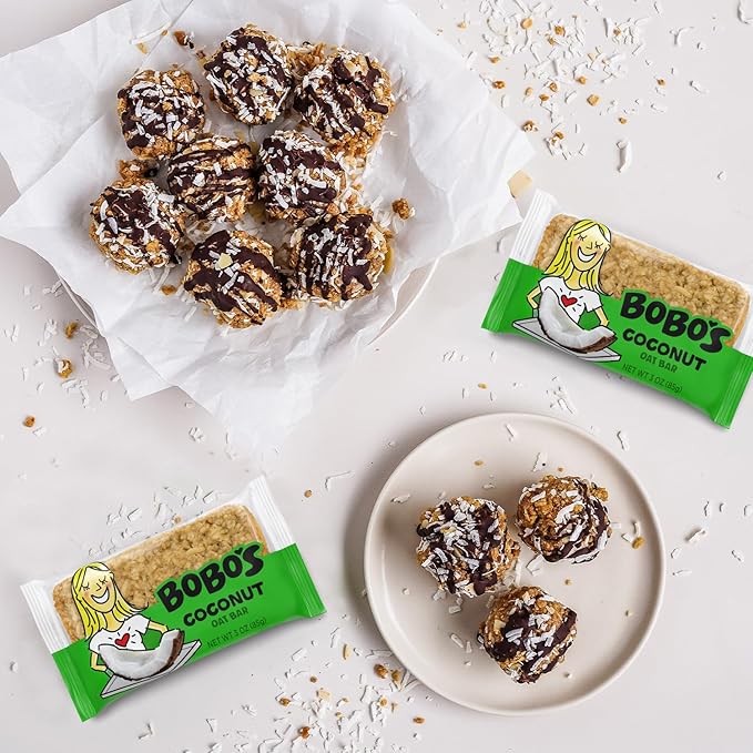 Bobo's Oat Bar Sampler Pack - Vegan - Non GMO - Plant Based - 6 flavors (12 count) Convenient