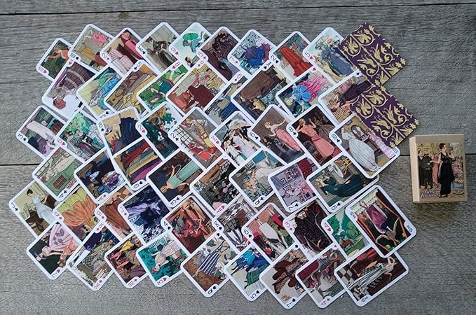 Pierre BRISSAUD Playing Cards (Poker Deck 54 Cards All Different) Vintage Retro Art Deco French