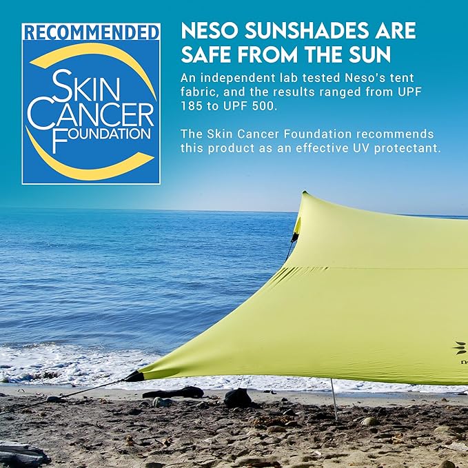 Neso Gigante - Portable Beach Tent - Ideal to Enjoy with Family and Friends - UPF 50+