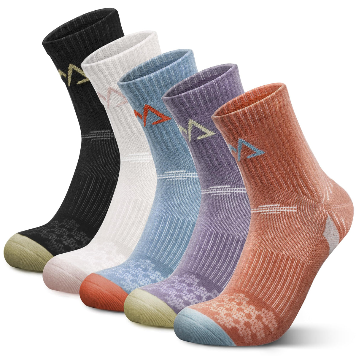 innotree Merino Wool Hiking Socks for Women Quarter Ankle Socks Thermal Warm Cushion Moisture