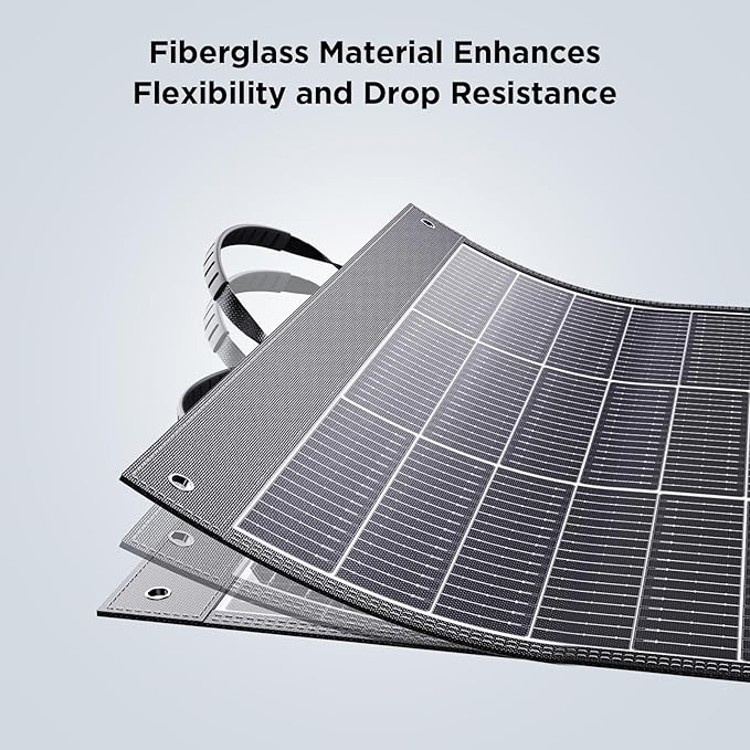 N-Type 16BB 100 Watt Portable Solar Panel for Power Station,RV Essentials, Ultralight Foldable