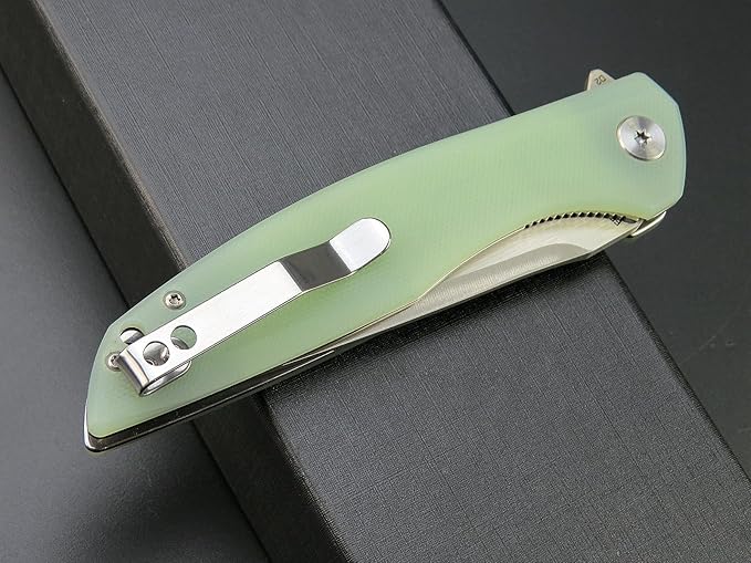 Eafengrow EF231 Folding Knife D2 Steel Blade G10 Handle Scales EDC Tool Knives for Working Outdoor