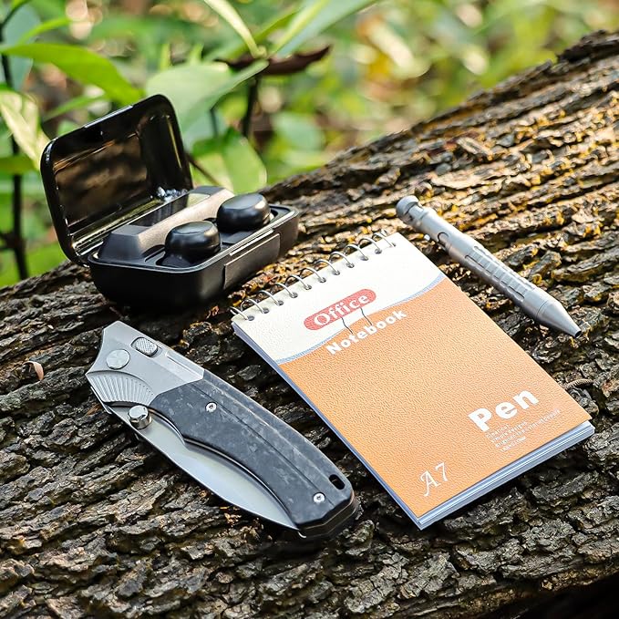 Titanium Pocket Knife WD107, Pearlescent M390 Blade EDC Knife, Men Women Daily Carry Lightweight