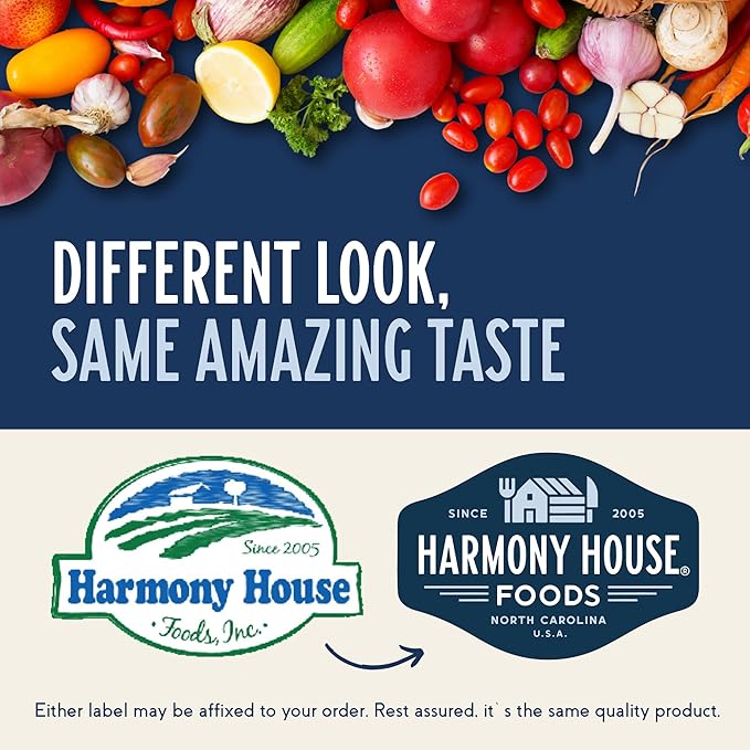 Harmony House Premium Dehydrated Shallots (8 oz, Quart Size Jar)
