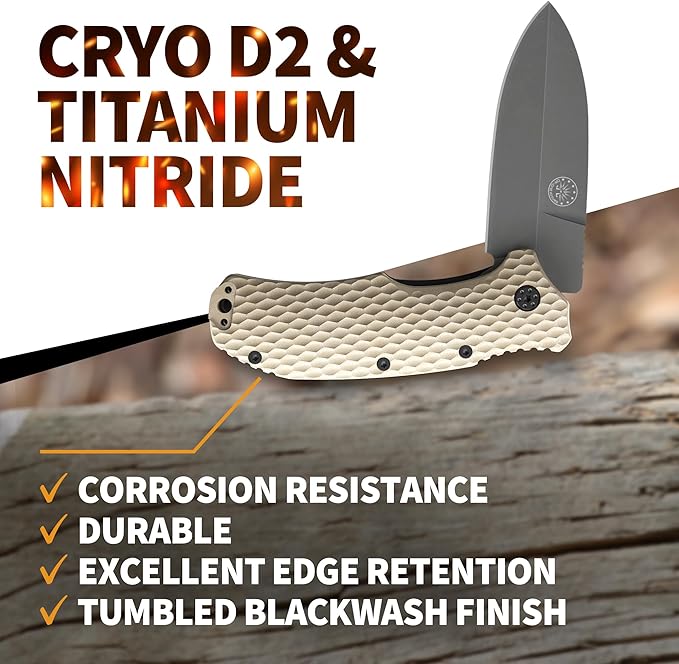 Off-Grid Knives - Rapid Fire Stinger, Assisted Spear Point Blade, Hard Use Build, Tactical, Camping