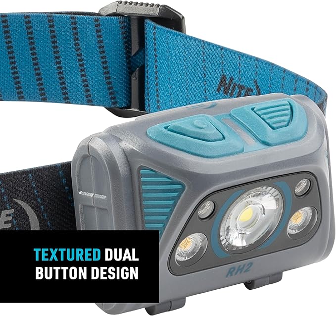 Nite Ize Radiant RH2 PowerSwitch Rechargeable Headlamp - Headlamp for Camping & Hiking