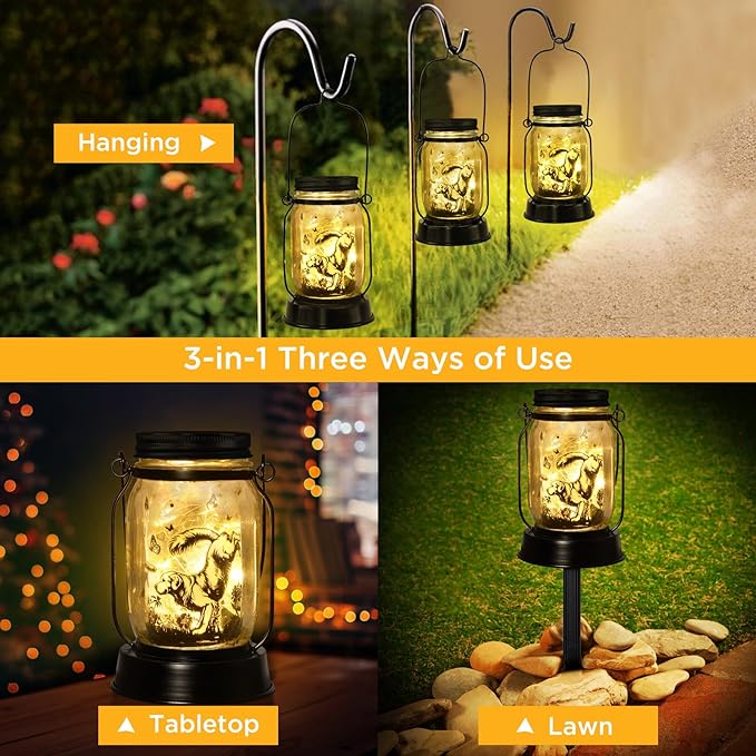 kyoryuger Pyrenees Gifts for Women/Men Pyrenees Dog Solar Lanterns Mom Birthday Dog Lovers Lantern