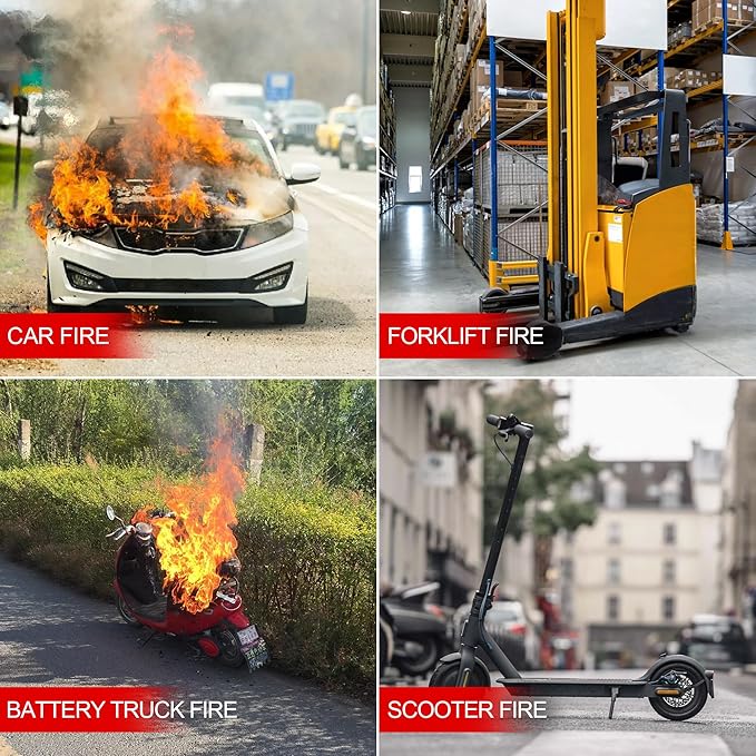Car Fire Blanket, Large Emergency Fire Extinguisher Blanket for Electric/Fuel Vehicle Accidents