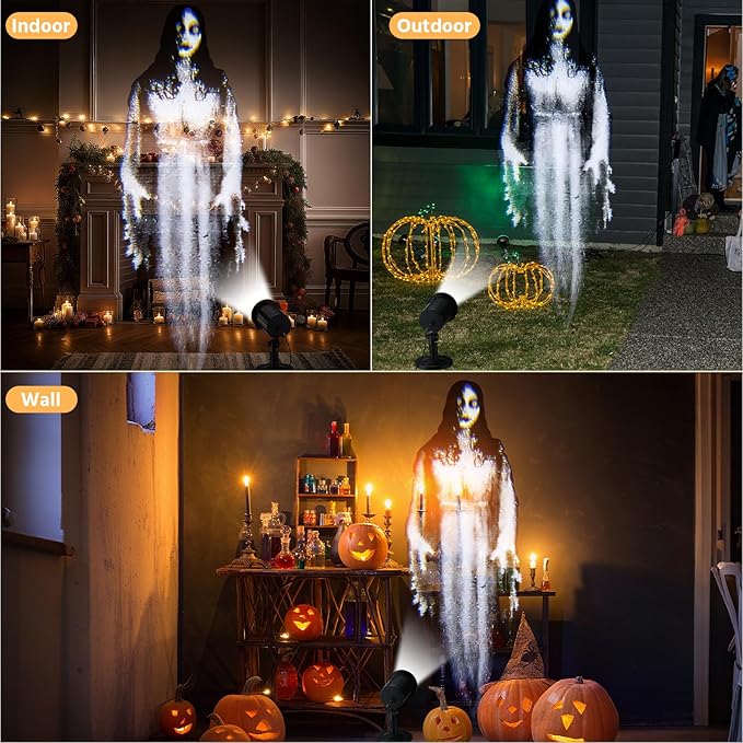 Retisee Halloween Projector Light Outdoor Indoor Waterproof Decoration Projector Light LED Bright