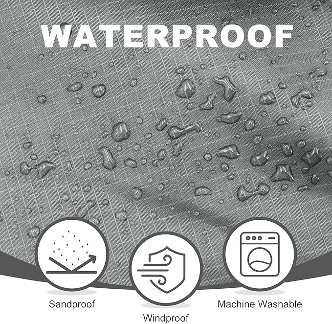 Fleece Waterproof Outdoor Blanket - Windproof Stadium Blanket for Camping, Picnics, and Sports Stay