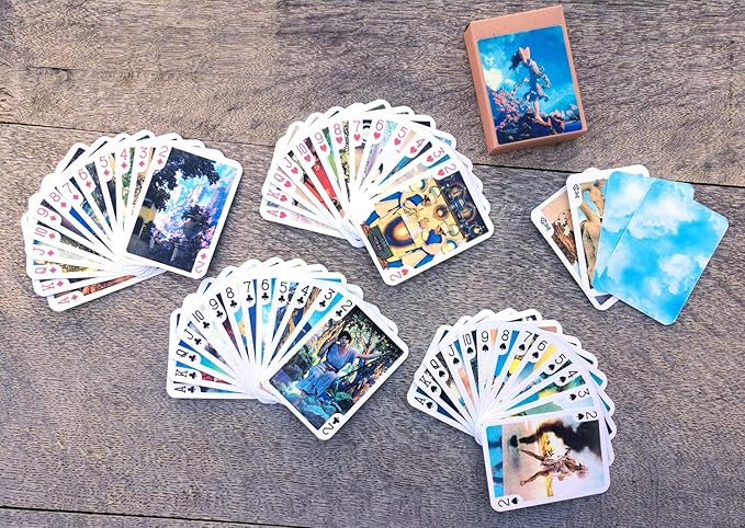 Maxfield Parrish Playing Cards (Poker Deck 54 Cards All Different) Vintage Panting Art