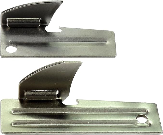 P-38 Can Opener & P-51 Can Opener with Chains, US Shelby, Stainless Steel openers Stamped with US