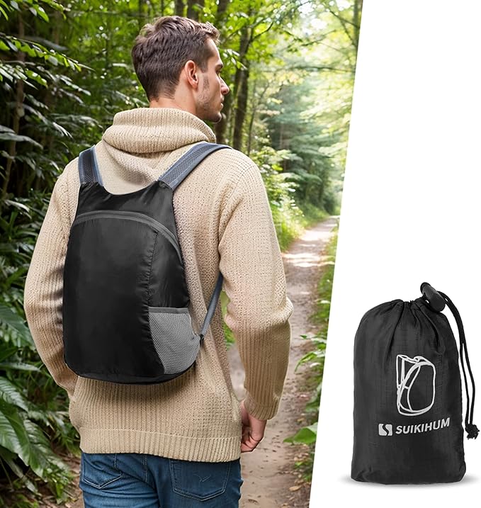 20L Ultra Hiking-Daypack Lightweight Foldable Travel Packable Backpack for Camping Cycling
