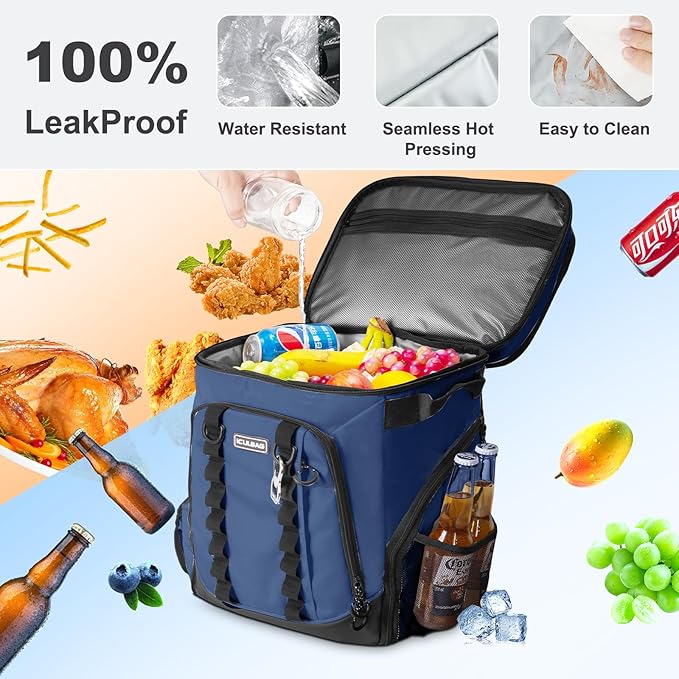 Beach Cooler Backpack for Men 36cans Insulated Backpack Cooler Lunch Bag for Women Camping Hiking
