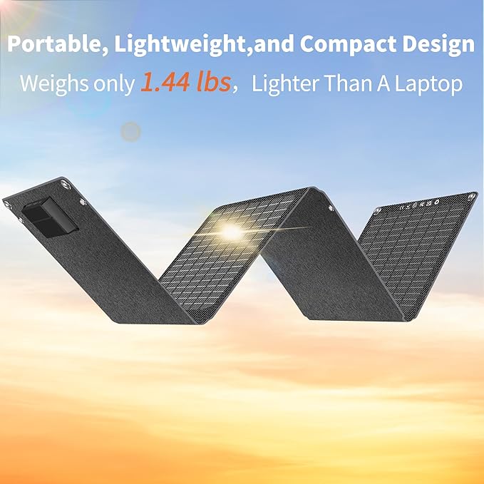N-Type 16BB Portable Solar Panels 30W Foldable Solar Panels Charger ETFE Solar Panel with DC USB-C