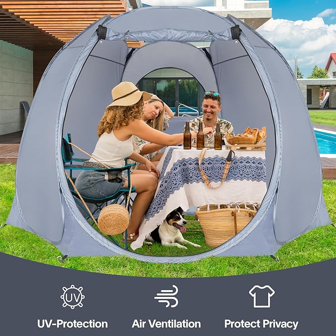 Alvantor Pop Up Screen Tent House Room Instant Outdoor Camping Canopy Sun Shelter Gazebo for Patio