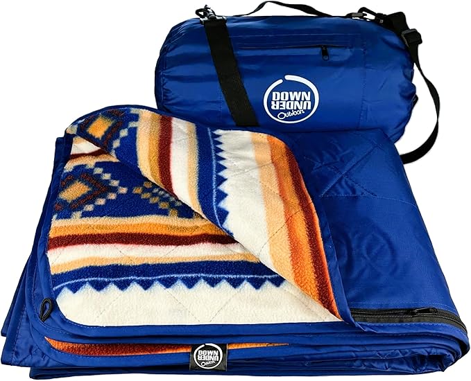 DOWN UNDER OUTDOORS Large Waterproof Windproof Extra Thick 350 GSM Quilted Fleece, or Sherpa