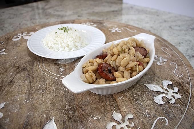 Ragin' Cajun Seasoned White Beans - 16 oz Pack, Pack of 4, Fat-Free, Gluten-Free, Reduced Sodium