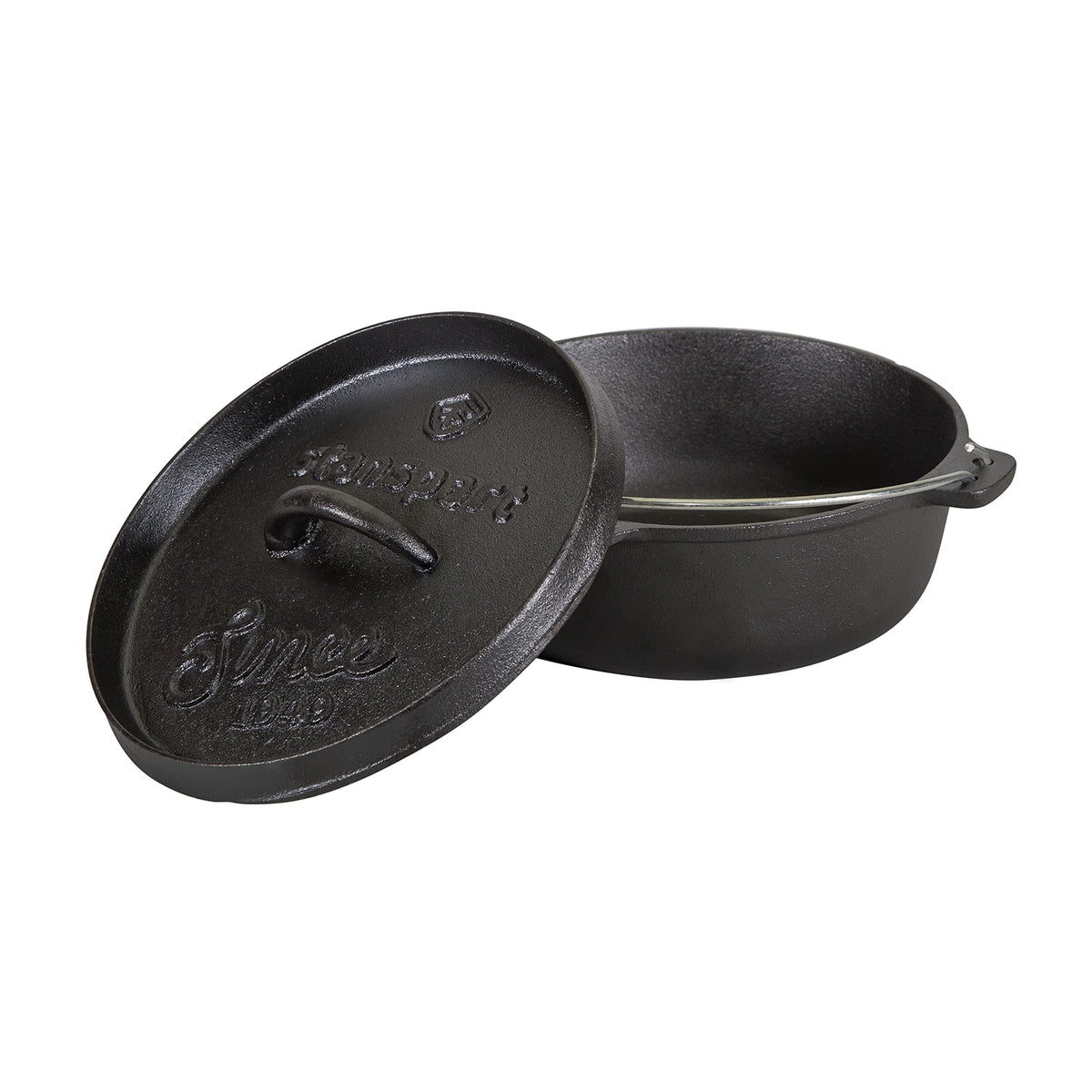 Stansport Cast Iron Dutch Oven - 2 QT, Pre-Seasoned, Cast Iron - product view 2