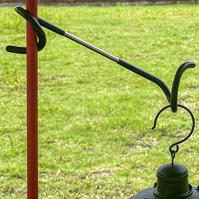 6PCs Garage Shelving Storage, Outdoor Camping Lantern, Kitchen Shelving Pole Hooks