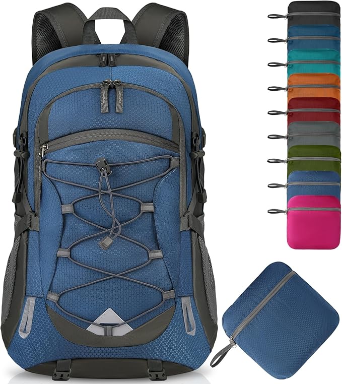 IGOLUMON Hiking Backpack 40L Packable Lightweight Camping Backpack Men Women Waterproof Hiking