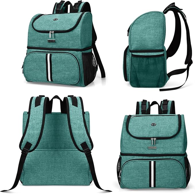 BAGLHER Pet Travel Bag, Double-Layer Pet Supplies Backpack (for All Pet Travel Supplies), Pet
